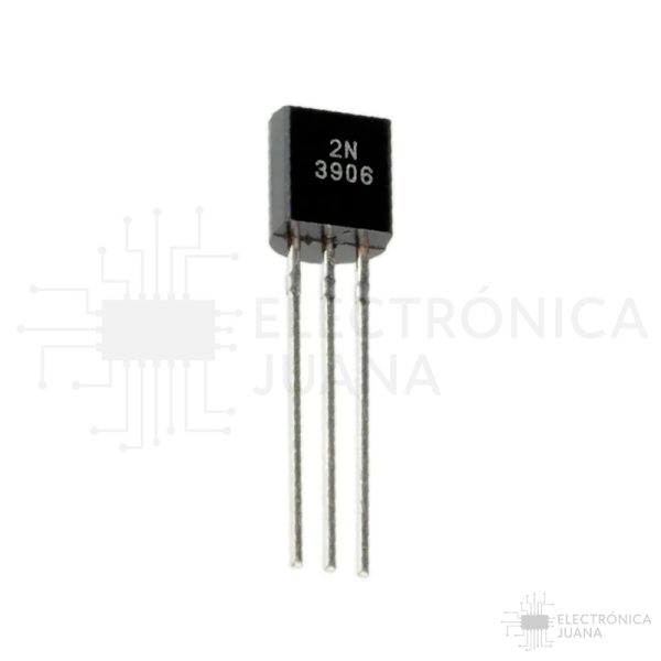 Transistor 2N3906 PNP – TO-92 – Marque ST – Lot De 5 Pièces – Neuf Sous Emballage