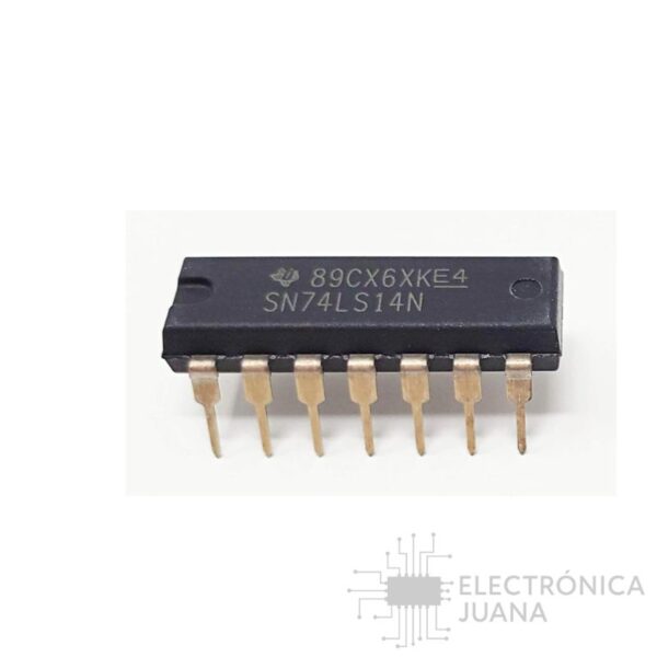 CIRCUITO INTEGRADO SN74LS14 - ELECTRONICA JUANA